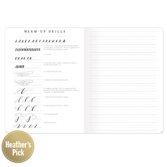 Calligraphy Made Easy Book Brand New Journal by Picadilly - Picture 3 of 3